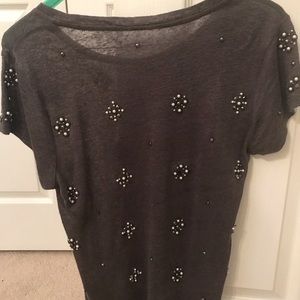 MK beaded t shirt